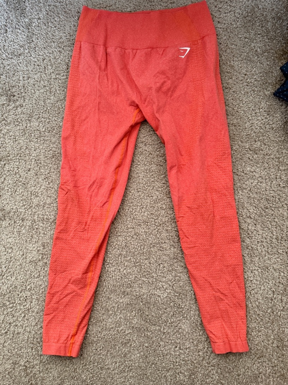 Gymshark Coral Seamless High-Waist Leggings